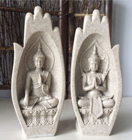 European Style Resin Buddha Hand Home Decor Accent