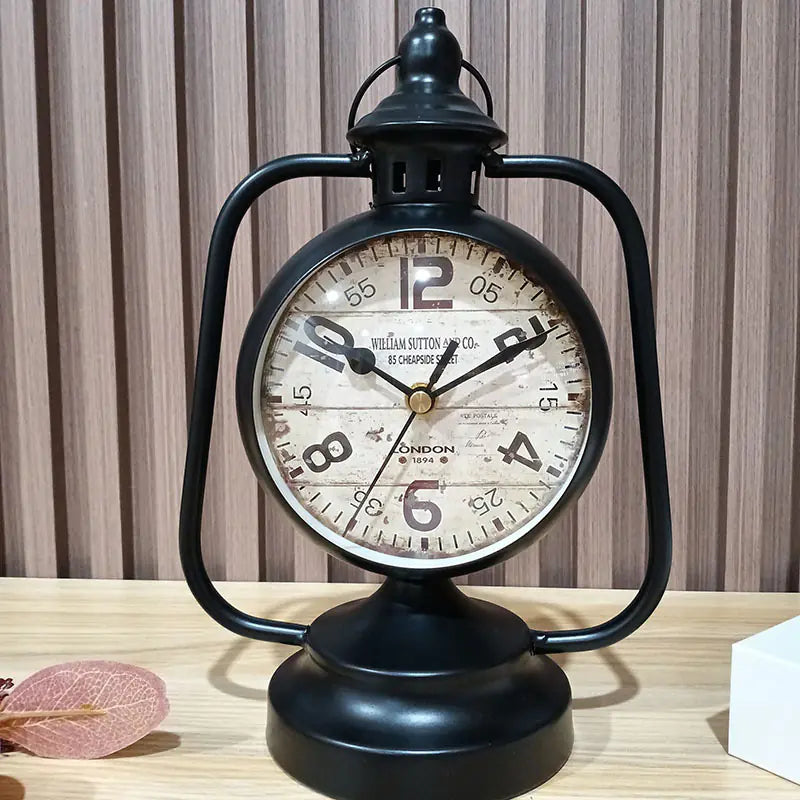 European Style Silent Clock Home Decor Piece