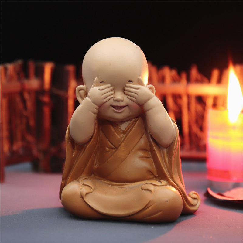 Creative Classic Little Monk Home Decor Buddha Craft