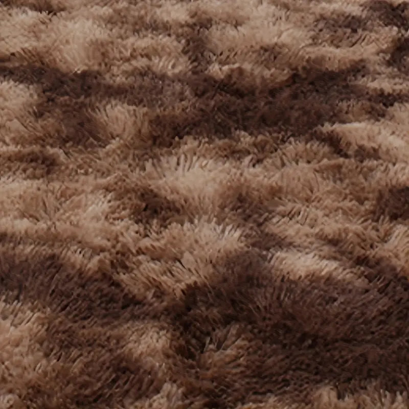Soft Tie Dye Plush Area Rug for Bedroom &amp; Living Room
