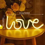 Pink Love Neon Light for a Romantic Home Decor