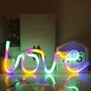 Pink Love Neon Light for a Romantic Home Decor