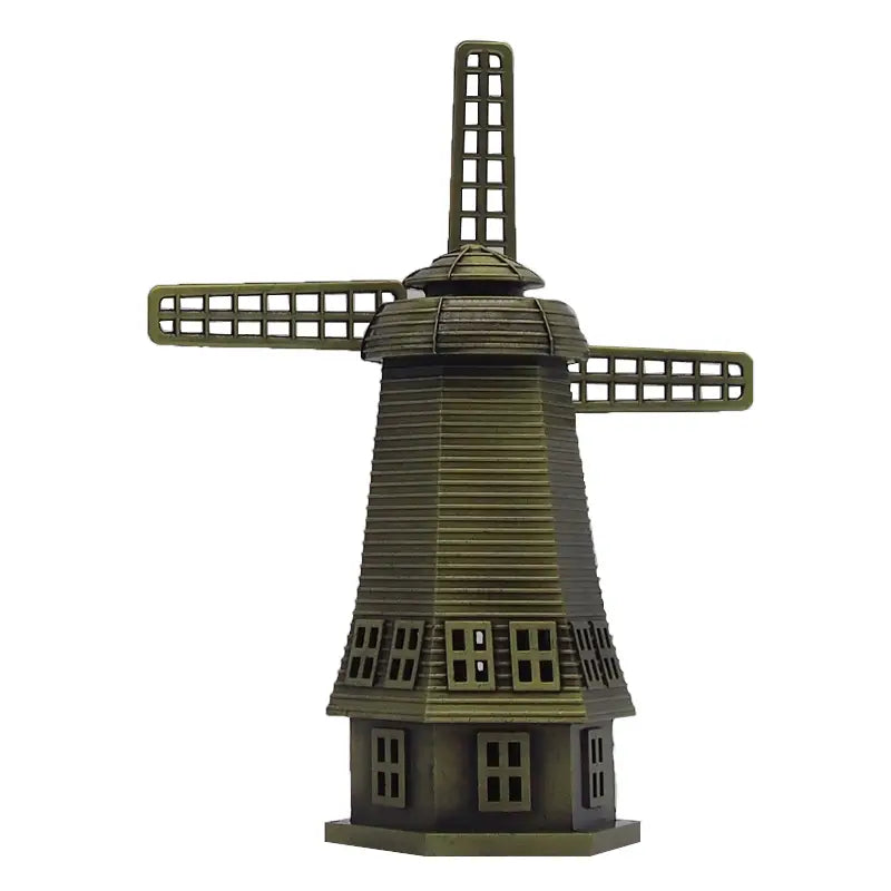 1pc Metal Windmill Model - Handicraft Home Decor