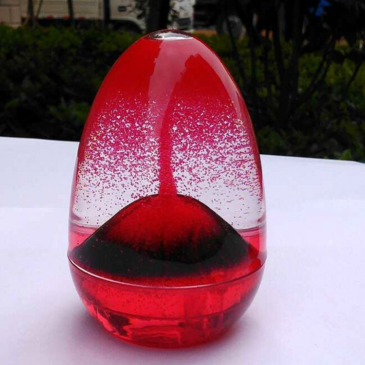 Volcano Egg Oil Hourglass - Home Decor Gift
