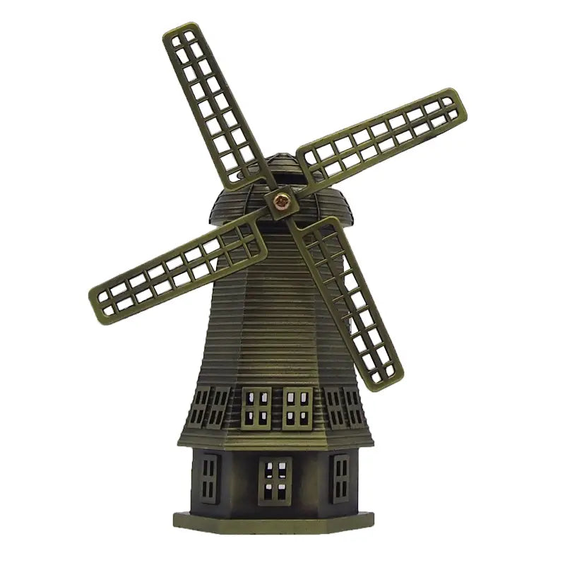 1pc Metal Windmill Model - Handicraft Home Decor