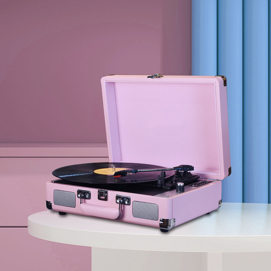 Vintage Turntable Record Player for Home Decor