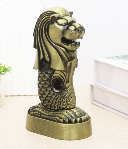 Singapore Merlion Metal Crafts Home Decor Model