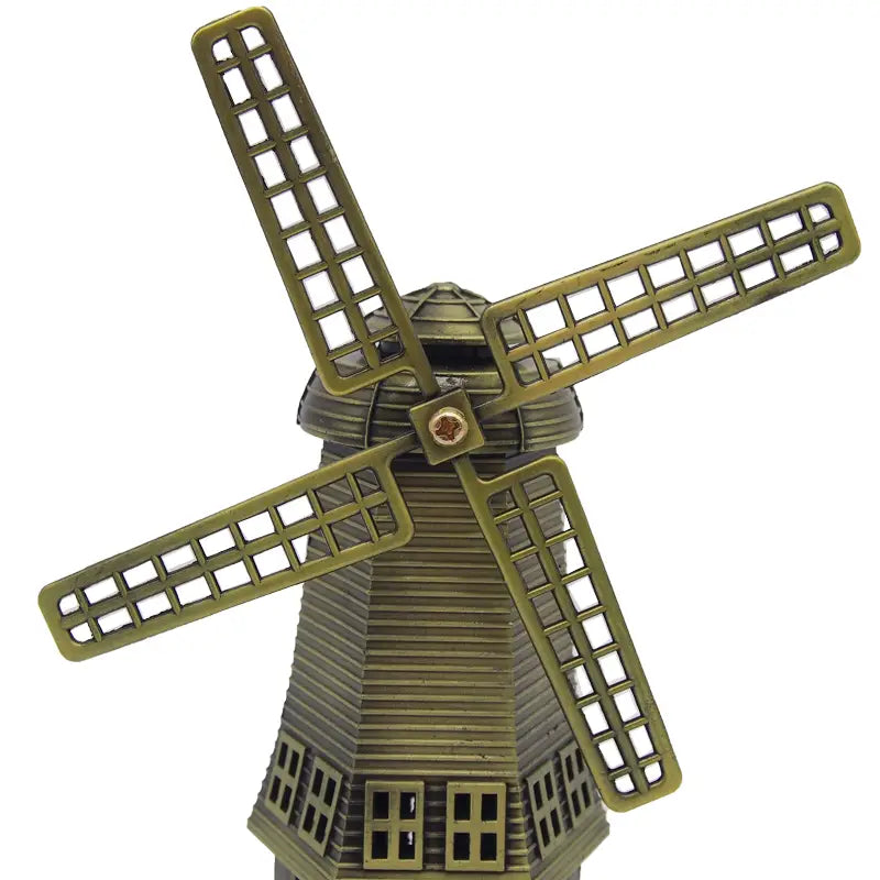 1pc Metal Windmill Model - Handicraft Home Decor
