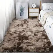 Soft Tie Dye Plush Area Rug for Bedroom &amp; Living Room
