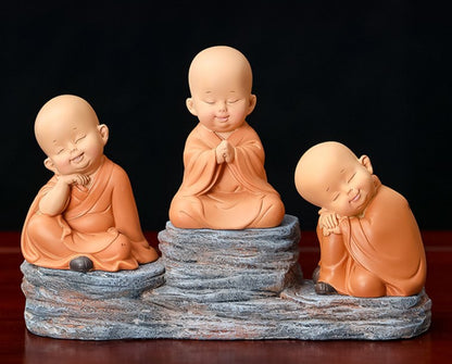 Creative Classic Little Monk Home Decor Buddha Craft