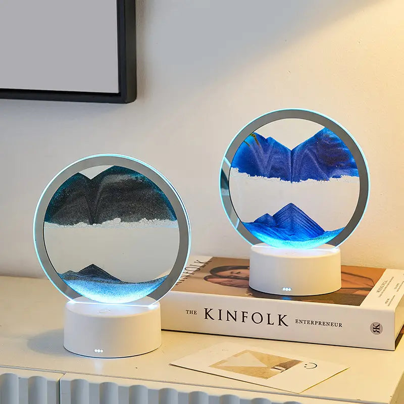 3D Quicksand Table Lamp for Magical Home Decor