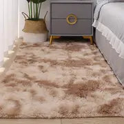 Soft Tie Dye Plush Area Rug for Bedroom &amp; Living Room