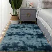 Soft Tie Dye Plush Area Rug for Bedroom &amp; Living Room