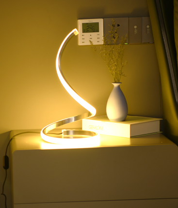 S-Shaped Eye-Caring LED Night Light for Home Decor