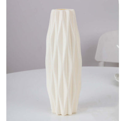 Ushijia Plastic Shatterproof Diamond Vase for Home Decor