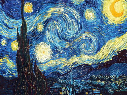 Van Gogh Starry Night Cross Stitch DIY Home Decor