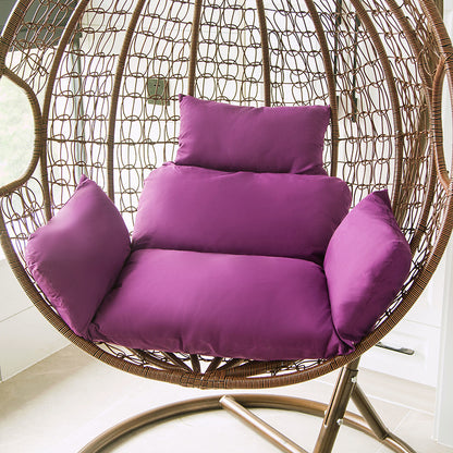 Large Solid Color Rattan Chair Cushion