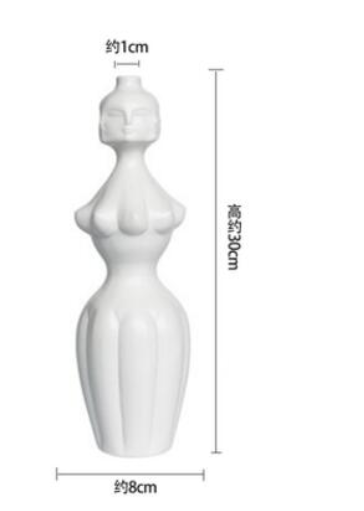 Face Ceramic Flower Pot - Home Decor Vase