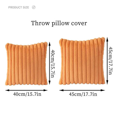 Rabbit Fur Synthetic Pillowcase for Home Decor