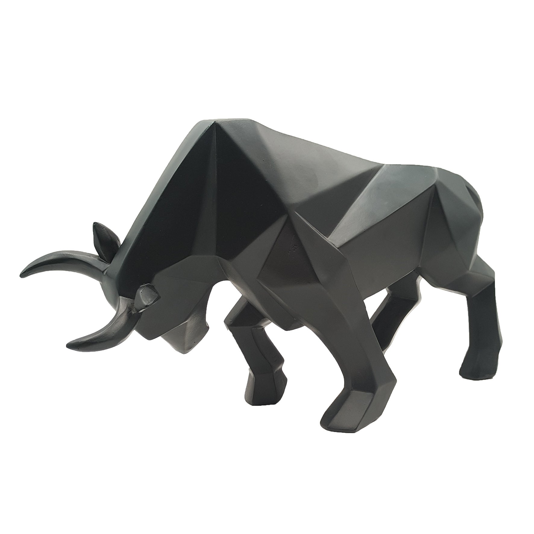 Modern Bull Home Decor Resin Sculpture for Coffee Table