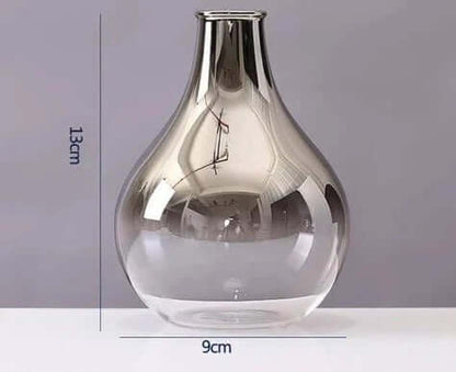 Modern Minimalist Glass Flower Vase for Home Decor