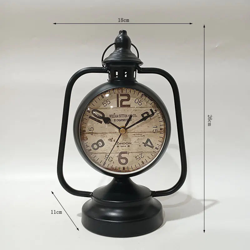 European Style Silent Clock Home Decor Piece