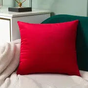Solid Color Velvet Pillow Cover for Home Decor 17.72"