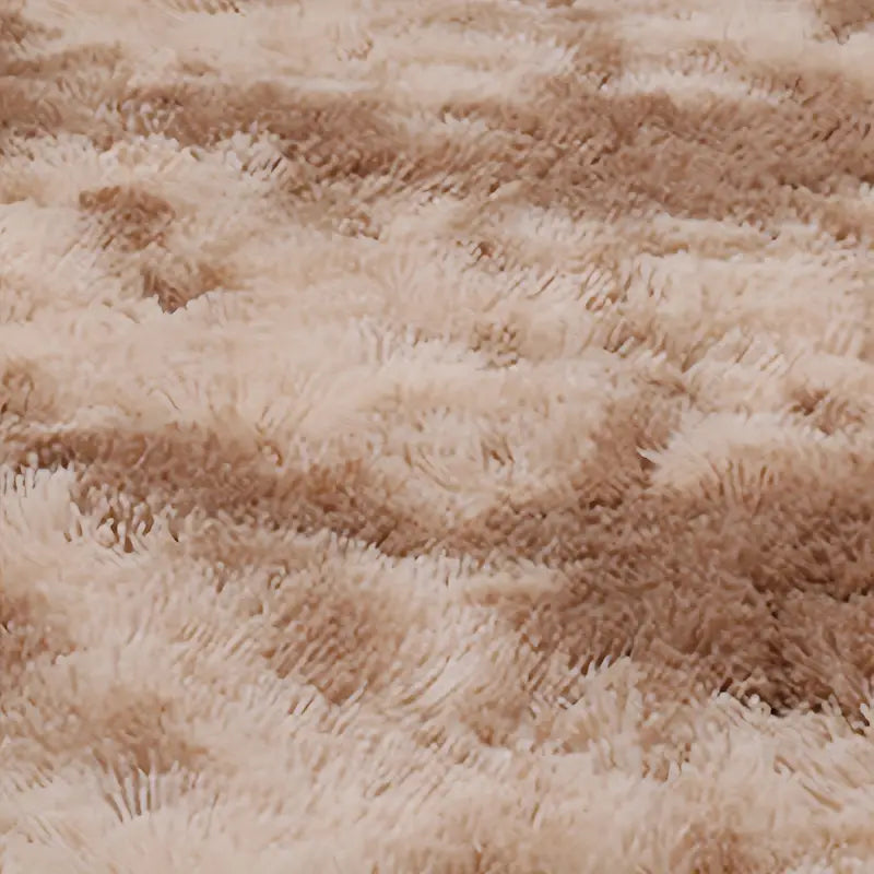 Soft Tie Dye Plush Area Rug for Bedroom &amp; Living Room