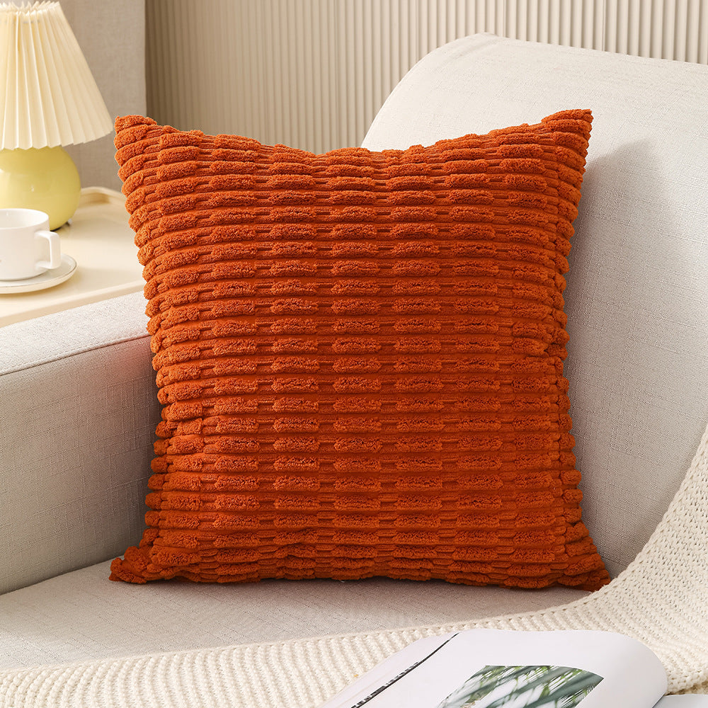 Solid Color Corduroy Pillow Cover for Home Decor