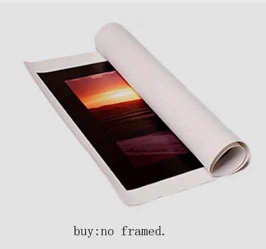 5pcs Unframed HD Canvas Elephant Road Art for Home Decor