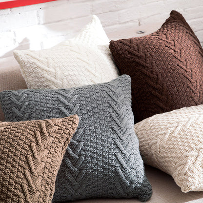 V-Shaped Knitted Pillow Cover for Home Decor