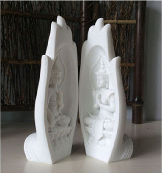 European Style Resin Buddha Hand Home Decor Accent
