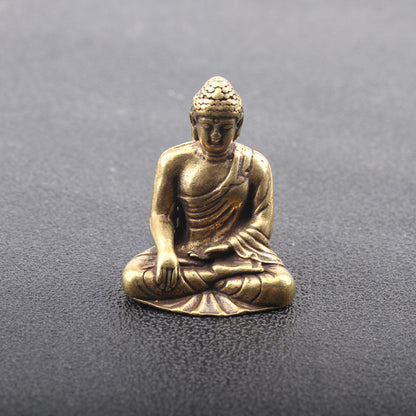 Brass Meditation Figure Sculpture for Home Decor