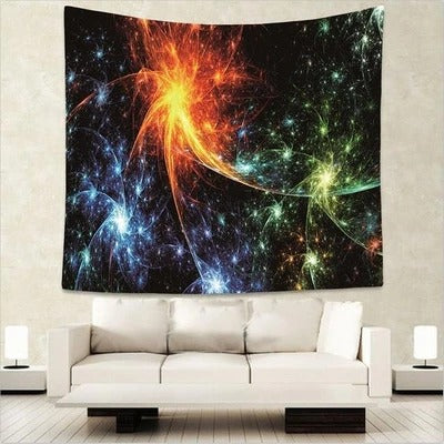 Custom Digital Print Tapestry for Home Decor - Starry Sky