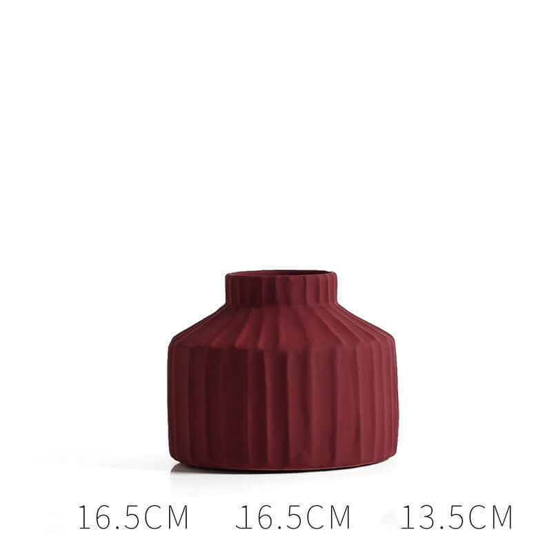 Modern Minimalist Ceramic Vase for Nordic Home Decor