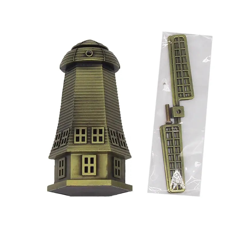 1pc Metal Windmill Model - Handicraft Home Decor