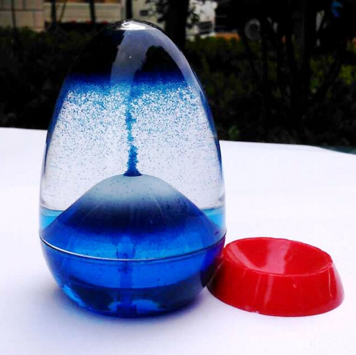 Volcano Egg Oil Hourglass - Home Decor Gift