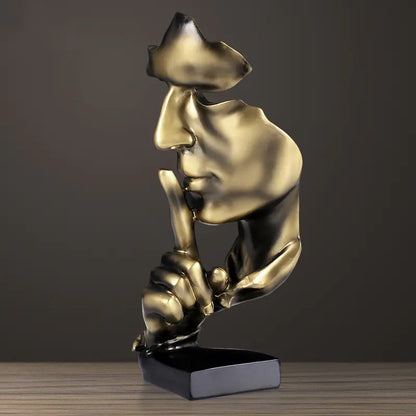 Modern Minimalist Silent Gold Ornament for Home Decor